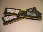 Kit 1 GB (2x 512 MB) Infineon PC2100R ECC RAM HP P/N 261584-041