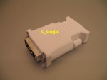 Adapter DVI-A digital auf / to VGA D-Sub analog 15 pol.