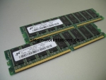 Kit 1 GB (2x 512 MB) Micron PC2100U ECC RAM CL2 MT18VDDT6472AG