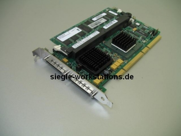 LSI MegaRAID 320-2 SCSI Controller, PCBX518-B1 mit 128 MB/BBU, PCI 64 Bit / 66 MHz
