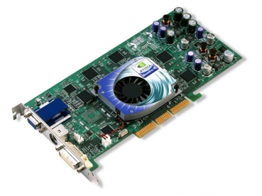 Nvidia Quadro4 750 XGL Grafikk./128 MB/AGP 4x/DVI-I+VGA