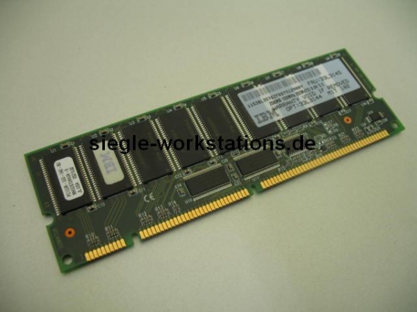 256 MB IBM PC133R ECC reg. SDRAM, FRU 33L3145