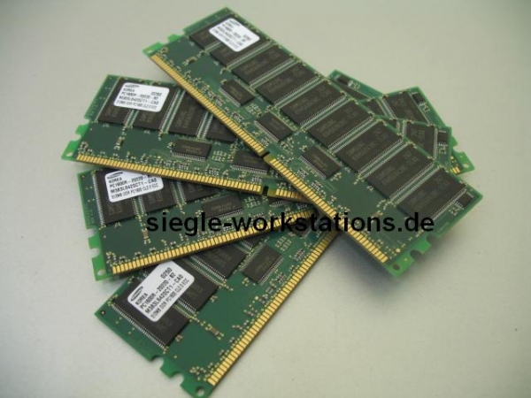 Kit 2 GB (4x 512MB) Samsung PC1600R ECC reg. RAM CL2.0, M383L6420CT1