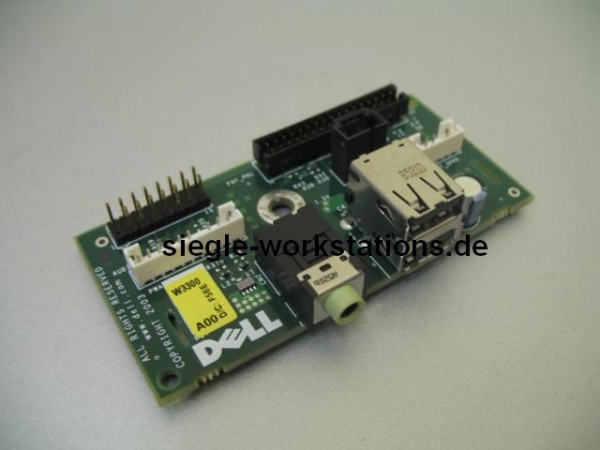 Front- USB I/O Panel Assembly Dell P370 P/N W3300 für Precision 370 Workstation (Tower-Version)
