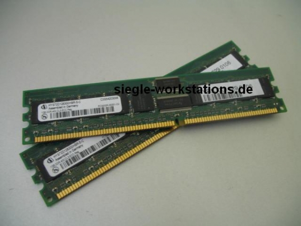 Kit 2 GB (2x 1 GB) Samsung PC3200R ECC reg. RAM, M312L2920CZ3-CCCQ0