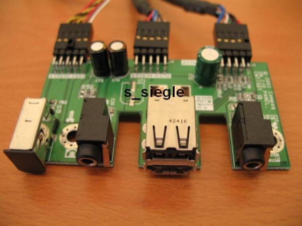 Front- I/O panel assembly- USB/AUDIO/FireWire für HP XW6000 workstation