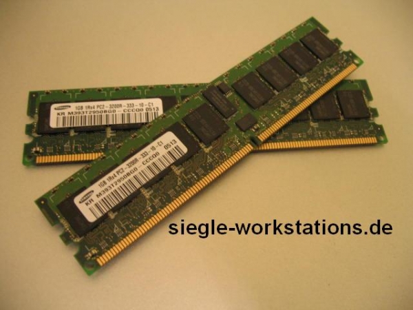 Kit 2 GB (2x 1GB) Samsung PC2-3200R ECC reg. RAM HP P/N 345113-551