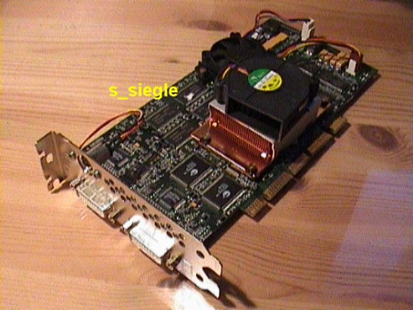 ATI FireGL 4 Grafikkarte, 128 MB RAM, AGP Pro, Dual DVI-I