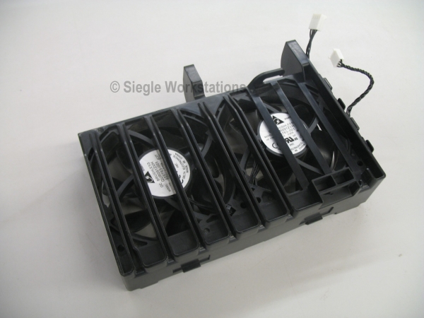 Lüfter Dual front fan assembly HP z800 P/N 468763-001, Delta el. QUR0912VH für HP z800 Workstation