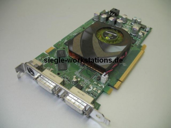 Nvidia Quadro FX 3500 Grafikk./256 MB RAM/PCIe/Dual DVI
