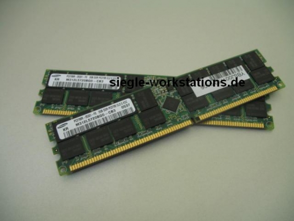 Kit 4 GB (2x 2 GB) Samsung PC2700R ECC reg. RAM, M312L5720BG0