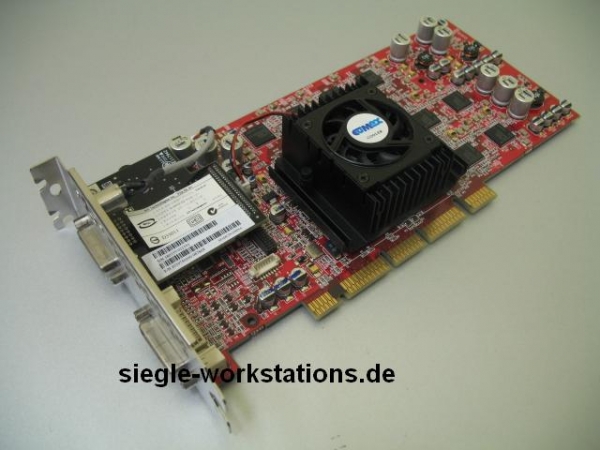 ATI FireGL X1 Grafikkarte, 256 MB RAM, AGP 8x, Dual DVI