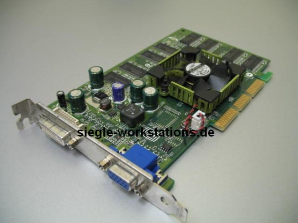 Nvidia Quadro FX 500 Grafikk./128 MB/AGP/VGA + DVI