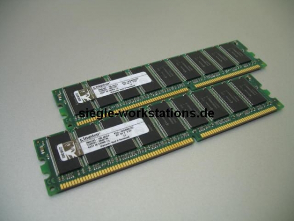 Kit 2 GB (2x 1GB) Kingston PC2100U ECC KTD-WS450E/2G
