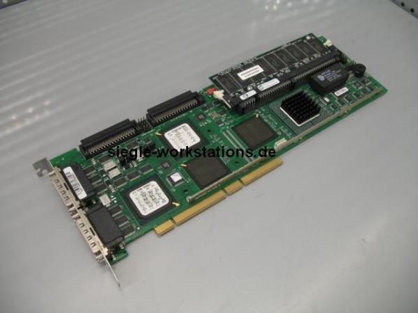 Dell PERC3/QC Quad Channel U160 SCSI Controller P/N 023TCR mit BBU, PCI 64 Bit