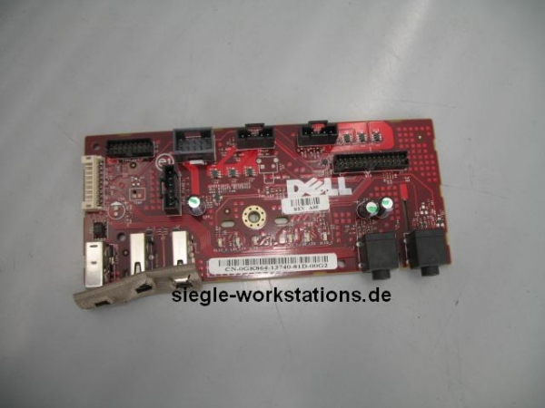 Front- USB I/O Panel Assembly Dell XPS 720 P/N 0GK864 für Dimension XPS 720
