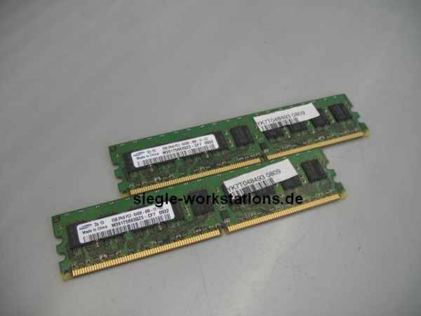 Kit 4 GB (2x 2 GB) Samsung M391T5663QZ3-CF7 PC2-6400E ECC DDR2 RAM