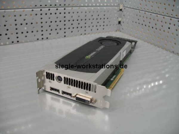 Nvidia Quadro 5000 Grafikk./2,5 GB RAM/PCIe/1x DVI/2x Display ports