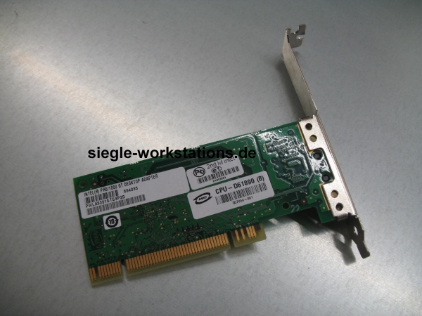 Intel PRO/1000 GT Gigabit Desktop Adapter PWLA8391GTG3P20, standard PCI