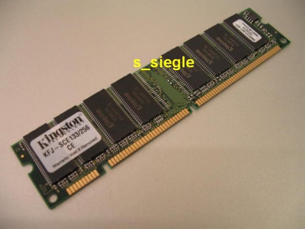 256 MB Kingston PC133 SDRAM KFJ-SCE133/256