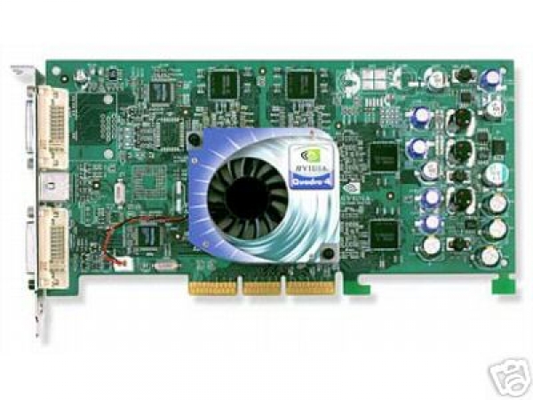 Nvidia Quadro 4 900 XGL Grafikk./128 MB/AGP 4x/Dual DVI