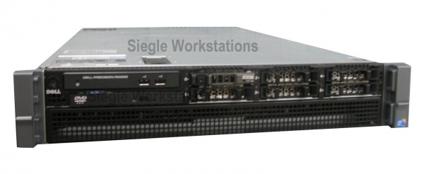 Dell Precision R5500 rackmount Workstation # 2x Xeon L5640 Hexa Core/24 GB RAM/2x 320 GB SATA HDD/DVDROM/Nvidia Quadro NVS 300 Grafikk.
