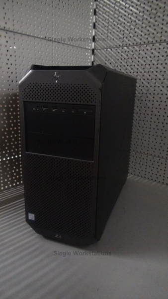 HP z4 G4 Workstation # Xeon W-2123 Quad Core @ 3,6 GHz/ 1 TB NVMe M2 SSD - RAM Optionen, Grafikkarte bei Bestellung auswählen